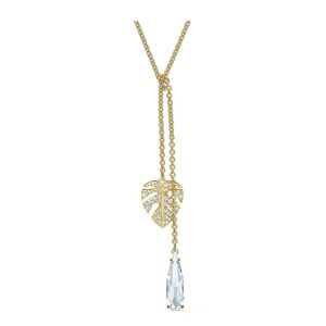 NEW Swarovski Tropical Pendant Necklace Gold Tone Plated